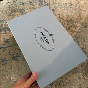 Prada Light Blue Shoe Storage Box